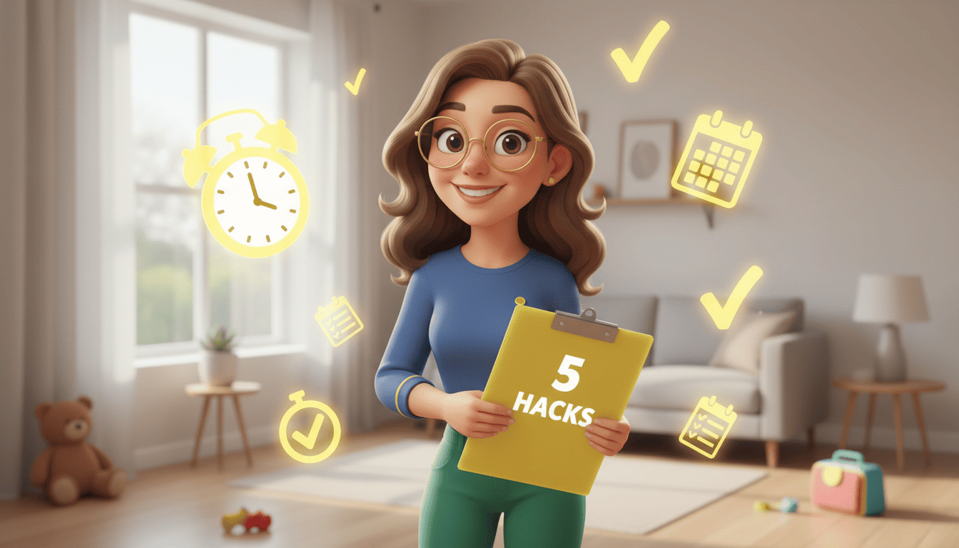 5 Zeitmanagement-Hacks für vielbeschäftigte Mütter